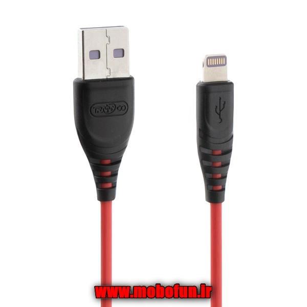 کابل تبدیل USB به لایتنینگ ترانیو مدل S1 طول 1 متر